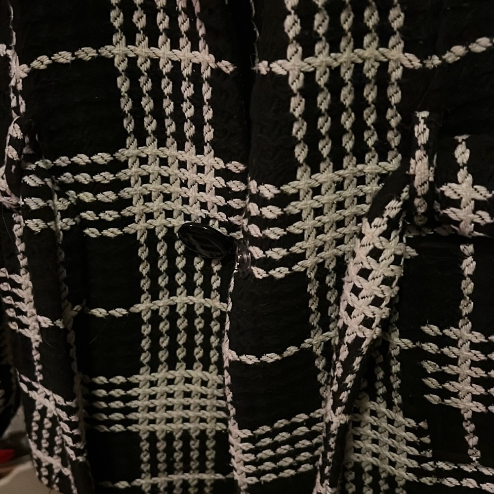 Great wrap belt blazer black & white - Picture 4 of 7